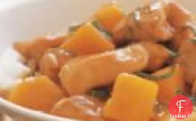 Curry de Potiron et Poulet Thaï
