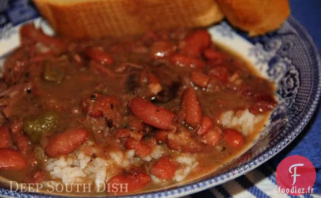 Haricots Rouges et Riz Mijotés