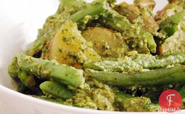 Haricots Verts et Pommes de Terre au Pesto