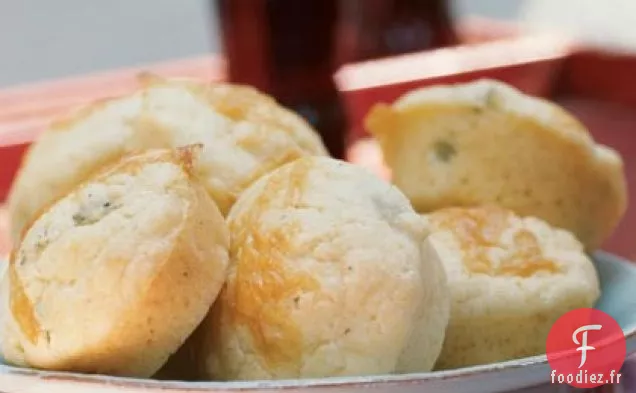 Muffins Cheddar -Oignon Vert