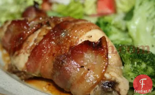 Poitrines De Poulet au Bacon Sucré Épicé