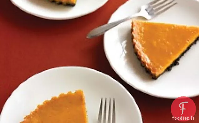 Tarte au chocolat et à la citrouille