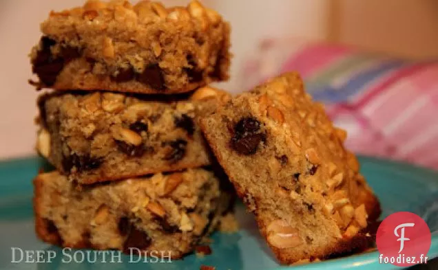 Barres au Beurre de Cacahuète Au Chocolat