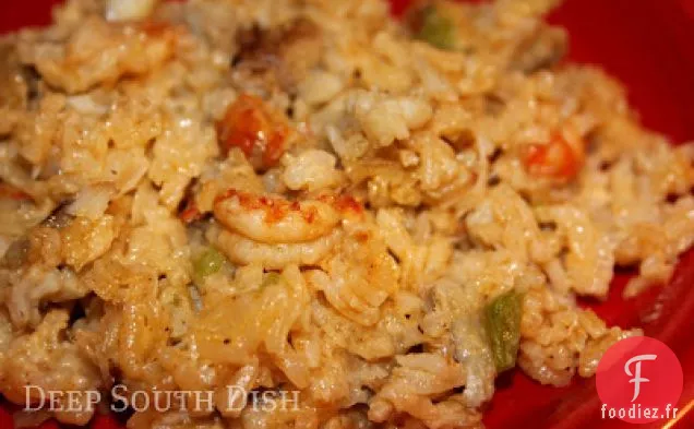 Vinaigrette au Riz aux Écrevisses