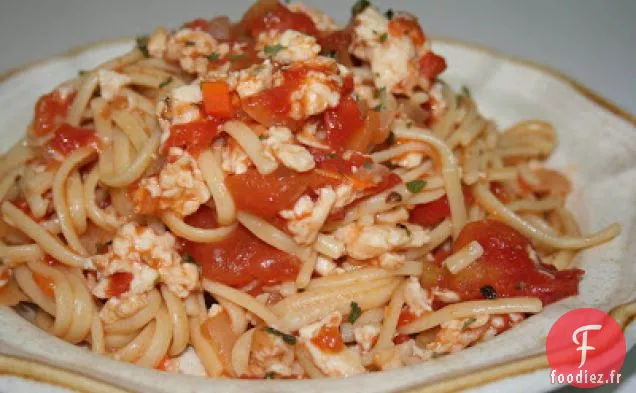 Poulet à la Bolognaise avec Linguine