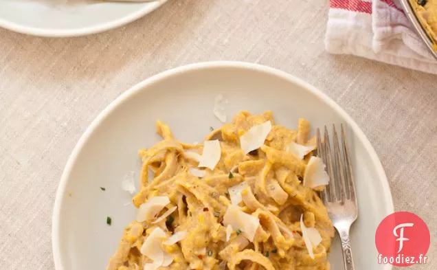 Fettuccine à la Citrouille Alfredo