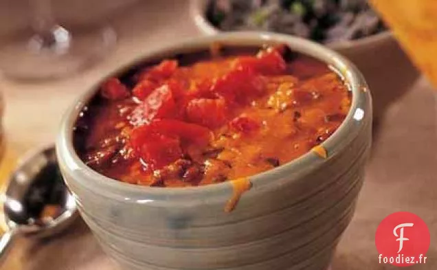 Trempette Chaude aux Haricots et au Fromage