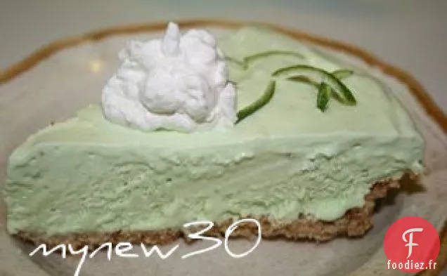 Tarte à la Crème Glacée au Citron Vert