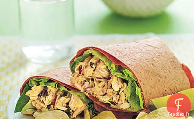 Wraps de Thon Au Curry