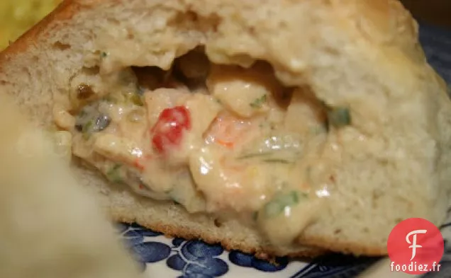Pistolettes Farcies aux Crevettes Cuites au Four