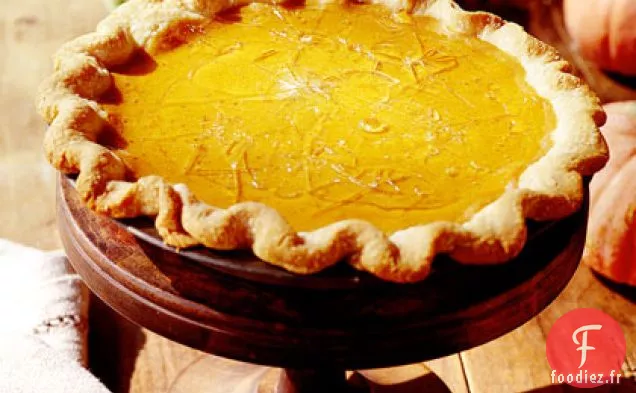 Tarte Craquelée au Caramel et à la Citrouille