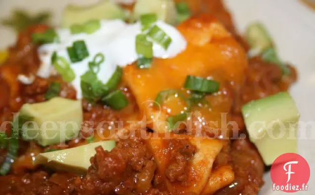 Dîner à la poêle au Burrito de Bœuf et de Haricots