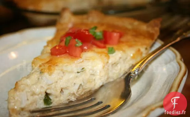 Quiche à la Viande de Crabe