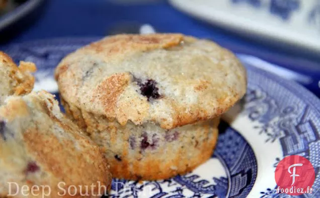 Muffins Doubles aux Myrtilles