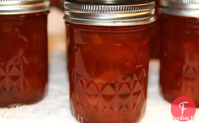 Confiture de Pêche et de Poivre