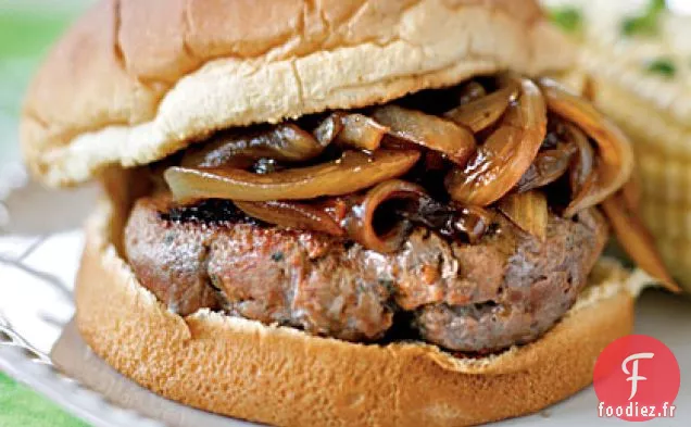 Hamburgers Italiens à l'Oignon