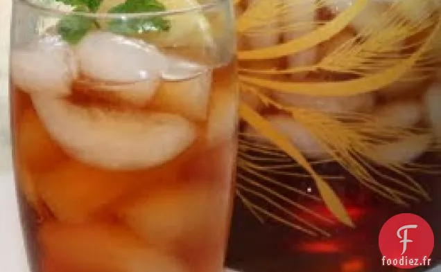 Thé Glacé Sucré du Sud Infusé à la Menthe