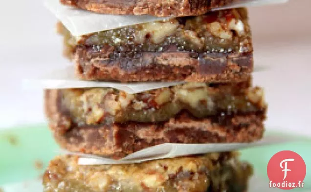 Barres à Tarte au Chocolat Et aux Pacanes
