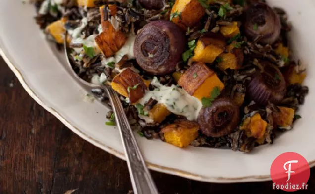 Recette de Salade de Citrouille Rôtie
