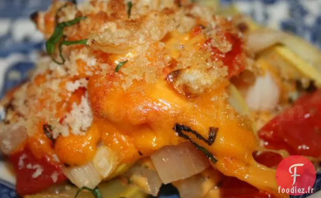 Cocotte de Courge et Tomate en Couches