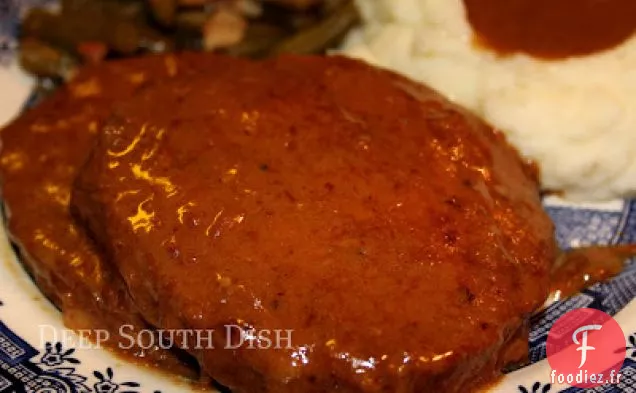 Steak et Sauce à l'Oignon