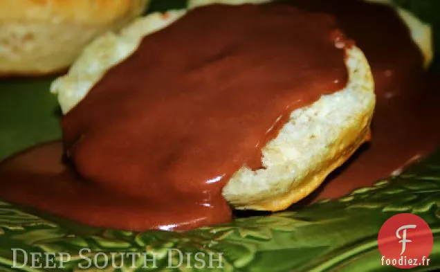 Sauce au Chocolat et Biscuits