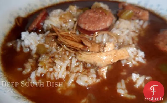 Gumbo de Thanksgiving en Os de Dinde