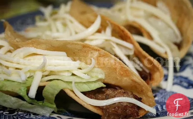 Tacos de Bœuf Râpé Mexicain Authentique