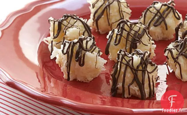 Boules de Noix de Coco Sans Cuisson