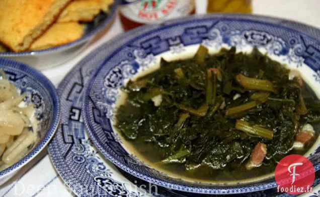 Feuilles de Navet de Style Sud