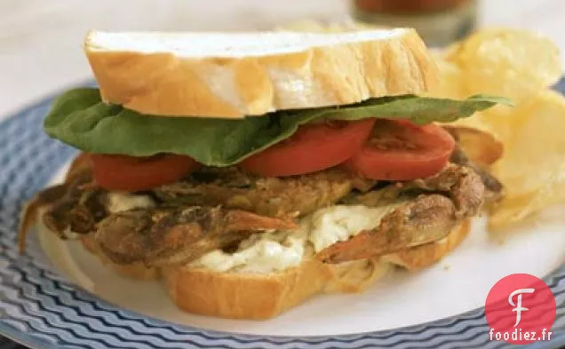 Sandwichs Au Crabe à Carapace Molle