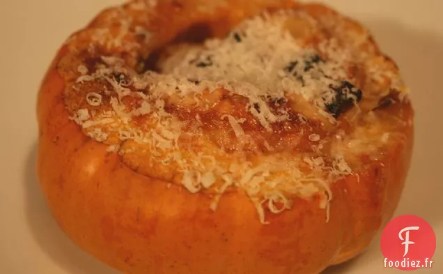 Citrouilles Farcies Au Bacon Et Au Camembert