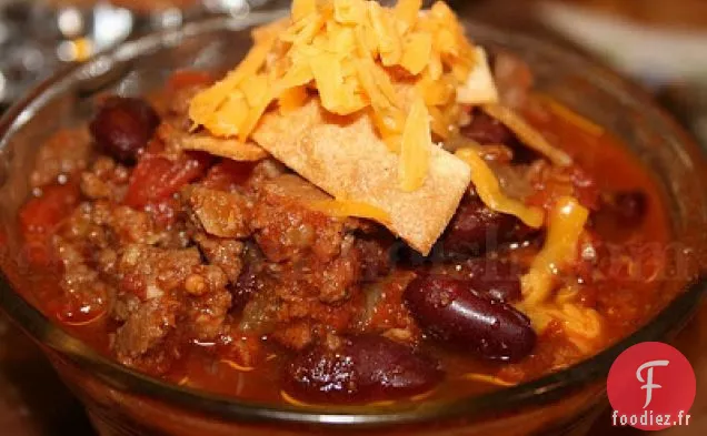 Chili de Boeuf à la Mijoteuse aux Haricots