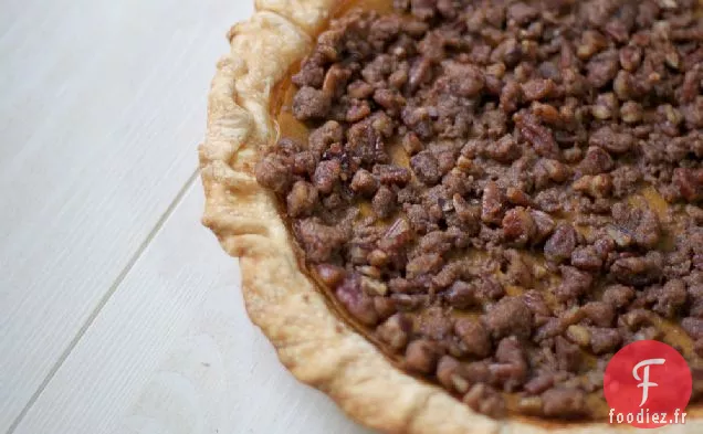 Tarte À La Citrouille Avec Garniture De Streusel Aux Pacanes