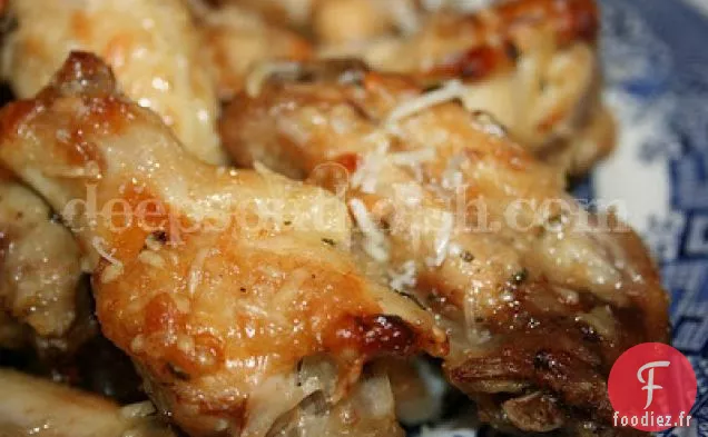 Ailes de Parmesan à l'Ail