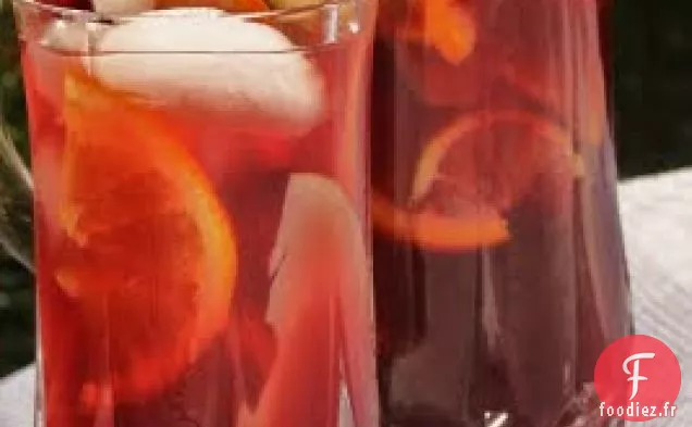 Sangria d'Hiver à la Canneberge et à la Grenade