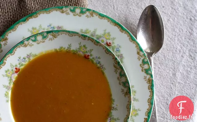 Soupe De Potiron Rôti Et Courge Musquée