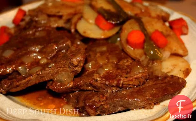 Casserole de Steak Cajun Repas-en-Un