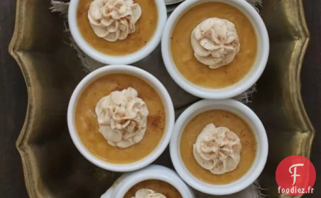 Pot De Crème À La Citrouille Au Caramel