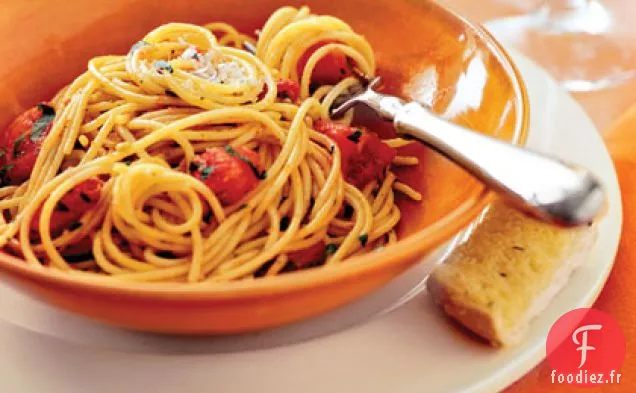 Pâtes à l'Ail et aux Herbes