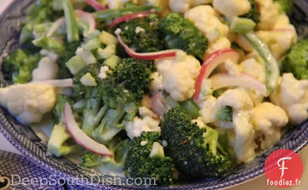 Salade de Brocoli et Chou-Fleur