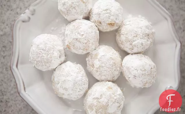 Biscuits Boules de Neige aux Noix