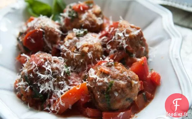 Boulettes de Dinde aux Tomates et au Basilic