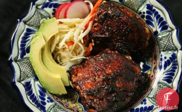 Poulet Grillé Mariné au Chili Rouge