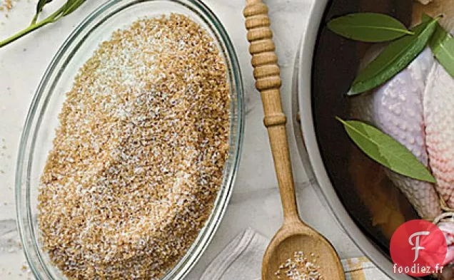 Saumure de base pour les fruits de mer, la volaille et le Porc