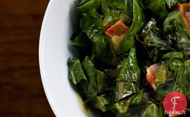 Légumes verts au Bacon