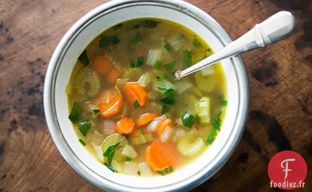 Soupe au Poulet de Saison Froide de Maman