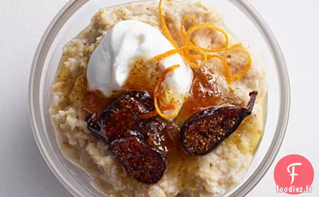 7 Grains Crémeux au Fromage de Chèvre, au Yogourt et à la Figue