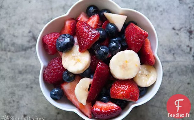 Salade de Fruits aux Baies et à la Banane