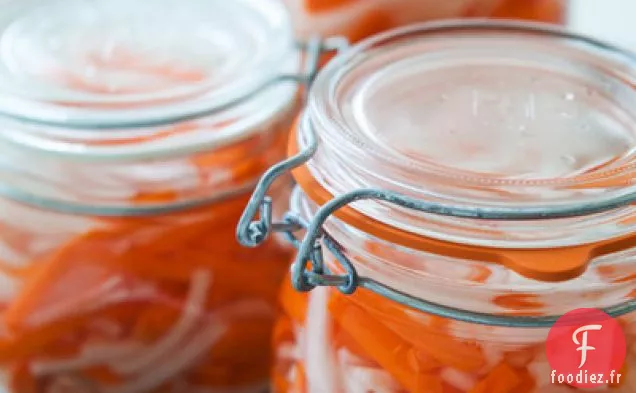 Cornichons Vietnamiens Daikon et Carottes